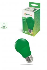 LED E-27 4,9W A50 colour green