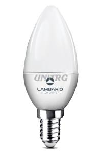 LED E-14 6W C37 4200K Lambario